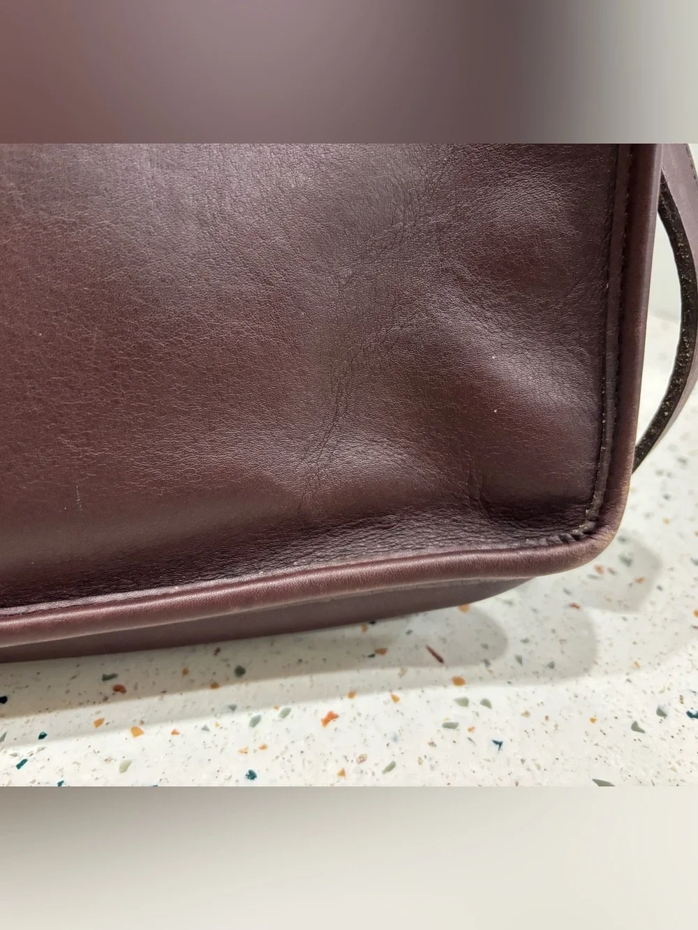 Vintage Coach Legacy Leather Briefcase Messenger Bag Brown USA Made F4C-5276